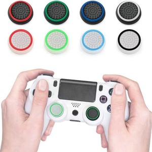 PS3 PS4PS5ゲームパッド用滑り止めシリコンアナロググリップキャップXbox360 XboxOneコントローラー用サムスティックサムスティックグリップケース - Product Image 5