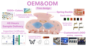 Canyuan Ngành Công Nghiệp Và Thương Mại Tích Hợp Tinh Tế Vuông Hollow Acetate Móng Vuốt Tóc Cá Nhân Hoá Tùy Chỉnh Kích Thước Claw Clip Bán Buôn - Product Image 2