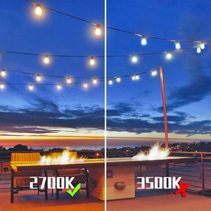 LEDストリングライト48FT15個S14 LED電球ホリデー照明屋外防水ソーラーLED - Product Image 3