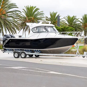 Deniz kral 25ft hız Offshore dıştan takma kabin spor yat alüminyum balıkçı teknesi satılık Motor ile - Product Image 3