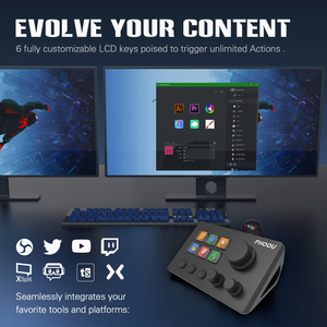 Mirabox N3 tastiera meccanica da Gaming 3 manopole multifunzione Mini Controller per tastiera Desktop per Webcast PS Console musicale regalo - Product Image 3