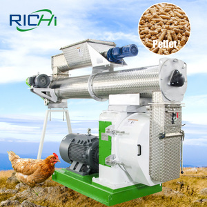Richi công suất cao 8-10t/h Chick broiler gà Nguồn cấp dữ liệu máy làm - Product Image 1
