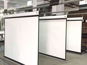 Y-100&quot; <strong>Fixed</strong> <strong>Frame</strong> White Projector <strong>Screen</strong> for 4k Projector 5cm Flocking Fabric Edge Wall Mounted <strong>Frame</strong> <strong>Projection</strong> <strong>Screen</strong> - Product Image 5