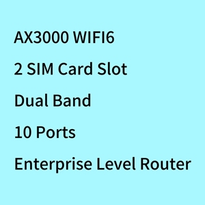 WiFi 802.11 ax Wifi6 3000Mbps ซิมการ์ดความเร็วสูง openwrt ax เราเตอร์ไร้สาย 5G 4G เราเตอร์ - Product Image 4