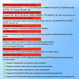 JYGC JMD Handy Baby III 3 Car Key Copier Auto Key <strong>Programmer</strong> 96 Bit 48 Function Wifi Version for <strong>4D</strong>/46/48/G/King Chip Red Chips - Product Image 4