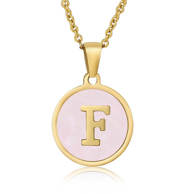Gold f-with chain