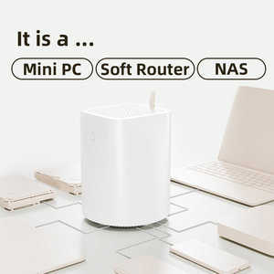 HelorPC AMD Intel NAS Mini PC 300U R7 5700U N100 2イーサネット4 LAN RJ45 MINIPCコンピュータpfsenseデスクトップLinuxファイアウォールルーター - Product Image 3