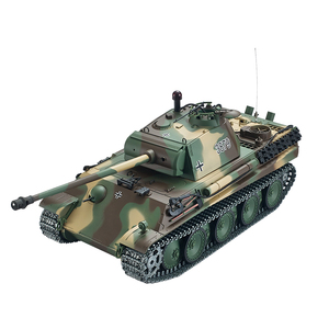 Henglong 3879รถถังบังคับ1/16,โมเดลรถม้าเสือดำเยอรมันของเล่น6.0โลหะเวอร์ชันอัพเกรดสามารถเปิดตัวได้ - Product Image 1