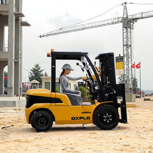 CE 3 Ton 3t dizel Forklift aynı sınıf Heli kamyon dizel Powered Forklift yan yükleyici dizel Forklift 4Wd liman için - Product Image 1