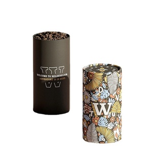 Estick tùy chỉnh in trà cà phê đậu xi lanh bao bì hộp thân thiện với môi ống giấy tròn bao bì ống các tông - Product Image 5