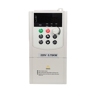 Inversor de frecuencia variable Mini VFD de 0.75KW Entrada monofásica para husillo de bomba de agua Aplicación de motor trifásico de 220V/380V