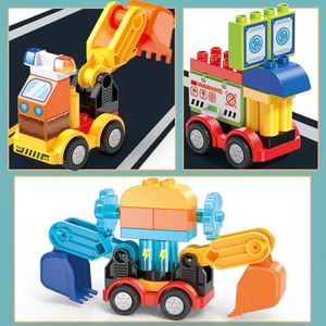 FEELo Neues Big Eye Robot Baustein Spielzeug für Jungen Bildung DIY Roboter 88PCS Large Brick Building Block Toy FL42015 - Product Image 5