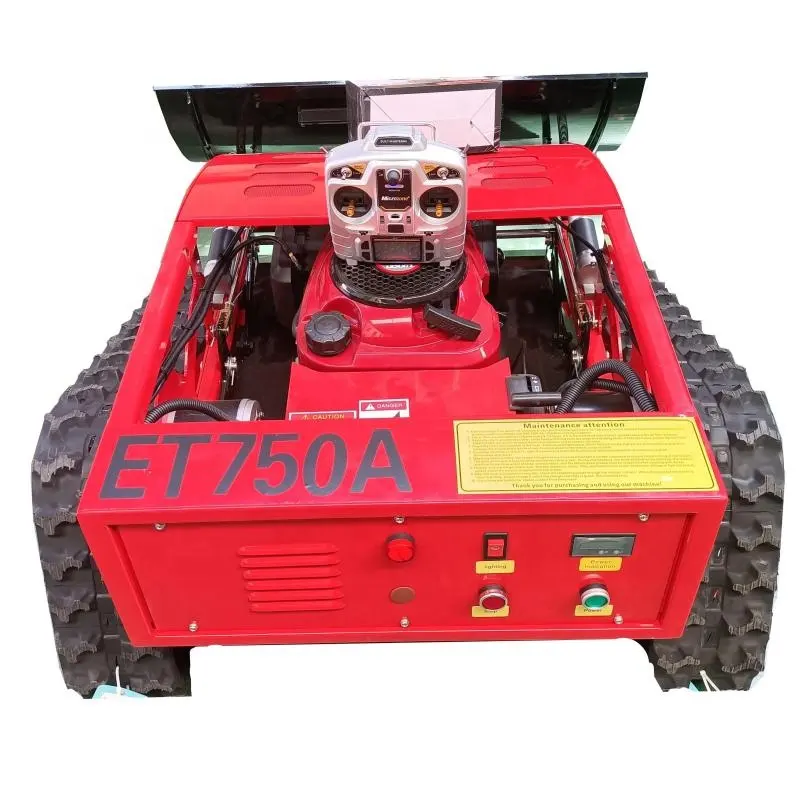 ETOO ET-750A tondeuse à gazon professionnelle télécommandée pour désherbage tondeuse à gazon sur chenilles à vendre