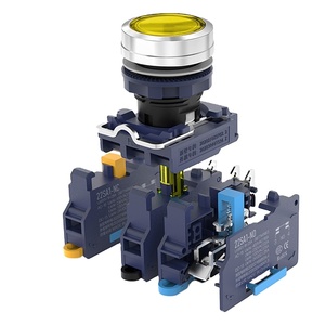 IP67 CE 16mm LED-Anzeige Druckknopf schalter Wasserdicht gewartetes Selbst sperren Momentan Metall-Druckknopf schalter mit LED-Licht
