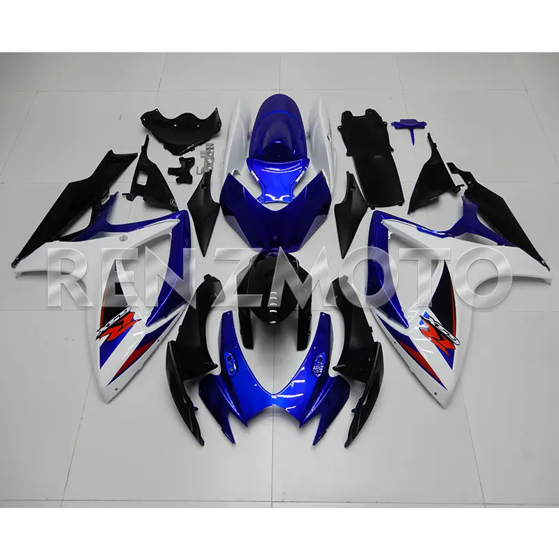 Abs פלסטיק מלא Fairing ערכת לסוזוקי Gsxr 600 750 2006 2007 כחול הזרקת אופנוע להריון ולידה