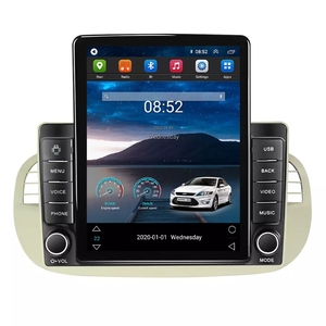 特斯拉carplay调幅调频立体声安卓菲亚特500 1DIN 8 + 128G 360摄像机ADAS数字录像机汽车播放器自动音频系统 - Product Image 1