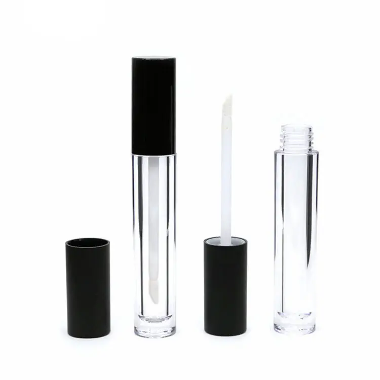 Bán buôn Mỹ phẩm ống tùy chỉnh thiết kế rõ ràng lông mi 2 ml 1.5ml Lip Gloss ống rỗng mini vàng đôi môi