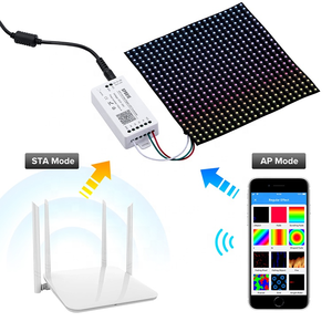 SP801E iOS/Android App Control DC5V 24V WiFi Art-Net Pixel LED Controller per LED Matrix Panel Module LED Light Strip - Product Image 3