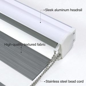 Factory Customized Zebra Blinds Vertical Blinds Day and Night Electric <strong>Window</strong> Zebra Blinds for <strong>Windows</strong> - Product Image 4