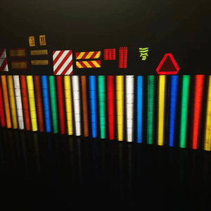 Trắng hip an toàn dấu hiệu Vật liệu cường độ cao conspicuity Micro lăng trụ phản chiếu tấm phim Vinyl cuộn dán cho xe - Product Image 6