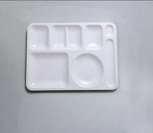 学校儿童午餐自助塑料餐厅托盘用防霜技术比较分体式三聚氰胺盘子
