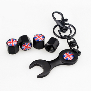 High Quality <strong>Tire</strong> Anti-theft Valve Cap with Wrench Key <strong>Chain</strong> Universal Stem Cover Dust Cover Screw Cap Customized LOGO - Product Image 5