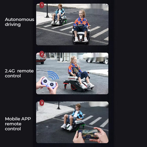 รถโกคาร์ทไฟฟ้าสำหรับเด็ก, รถต่อสู้360องศาพร้อมแบตเตอรี่พลาสติกเมชารถม้าดีไซน์หุ่นยนต์ - Product Image 4