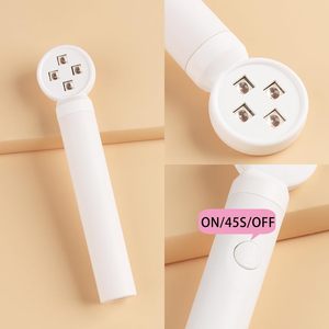 批发新的指甲用紫外线灯迷你12w发光二极管指甲用紫外线灯凝胶指甲，迷你指甲灯，便携式可充电USB