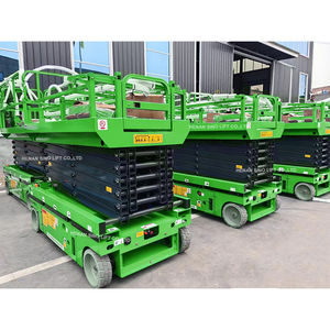 12M 10M 8M 6 mét cắt kéo thang máy điện giàn giáo thủy lực trên không làm việc nền tảng bảng ngoài trời Pin nâng điện nền tảng - Product Image 3