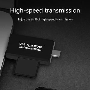 Eonline 3 in 1 Type-C/<strong>Micro</strong> &amp; <strong>USB2.0</strong> Card Reader High-speed Universal <strong>SD</strong>/TF Reader Memory Card External <strong>Adapter</strong> for Computer - Product Image 4