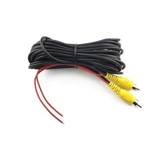 Tetik kontrolü ile özelleştirilebilir koaksiyel araba kamera RCA erkek konnektör PVC ceket geri Video AV uzatma kablosu - Product Image 3
