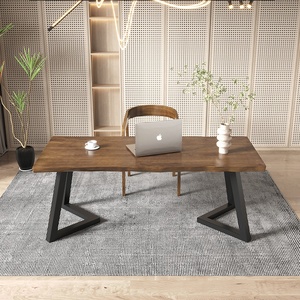 Banco de trabajo de mesa larga para escritorio de hogar de madera maciza Simple moderno para escritura de dormitorio y uso de computadora de escritorio - Product Image 2