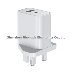 20w-pd תקן מהיר מטען עבור מתאמי כוח יציאות C + c עבור טלפונים ניידים מחשב טבליות שעונים חסין בפני אש 20w