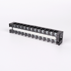 Bloque de terminales eléctrico KEERTE, bloque de terminales de caja de distribución 20A de 12 bits, conector de bloque de terminales fijo - Product Image 2