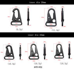 20Mm 25Mm Nhiệm Vụ Nặng Nề Kẽm Hợp Kim Đại Bàng Claw Carabiner Keychain Cho Ngoài Trời Ba Lô Clip Olecranon Móc Khóa Snap - Product Image 3