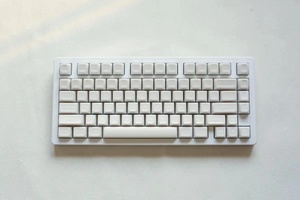 160 <strong>Keys</strong> White Ice Translucent Double Shot Keycaps Sa Profile for Alice Layout Mx Switch Oem Mechanical Keyboard Keycaps