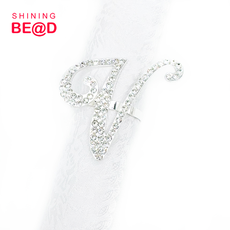Letter V- Silver plated