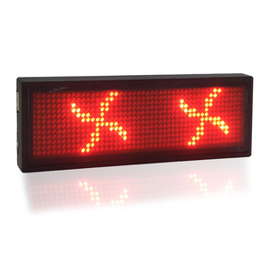 Aplicación de etiqueta LED avanzada, insignia de iluminación programable, Mensaje de desplazamiento LED de alta visibilidad, pantalla colorida, insignia de nombre LED Unisex - Product Image 5