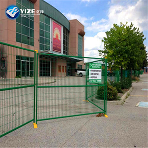 6x9.5ft Pvc beton blok plastik Colorbond çelik sitesi yaya ve çıkarılabilir Panel fiberglas çiftlik geçici çit Hoarding - Product Image 2