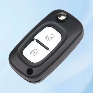 SZMAISHI 2 düğmeler 433MHZ 4A çip VA2 itmeli anahtar Flip uzaktan araba anahtarı için r-enault fabrika akıllı araç boş oto araba anahtarlık - Product Image 6