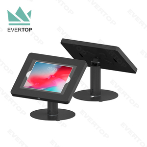 LST11B-C เคาน์เตอร์แบบหมุนสำหรับ iPad แท็บเล็ตพีซีตั้งตู้โลหะตั้งโต๊ะแท็บเล็ตแอนดรอยด์ยืนพร้อมล็อค - Product Image 2