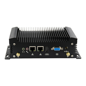 Endüstriyel 8 Usb yönlendirici Barebone Rs485 fansız Linux çift Nic Linux sunucu X86 5405U endüstriyel Mini Pc ile 2 X Gib Ethernet - Product Image 2
