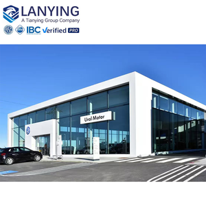 ورشة عمل حديثة مسبقة الصنع من الهياكل الفولاذية مع تصميم مجاني، مستودع، صالة عرض سيارات 4S مع شهادة ISO9001 - Product Image 4