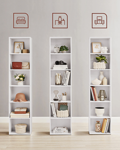 VASAGLE-Estantería con 6 estantes para oficina, estantería de estilo moderno, diseño versátil, ahorro de espacio, para estudio y sala de estar - Product Image 4
