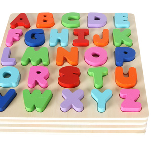 Quebra-Cabeça Cognitivo em Forma de Letras e Números de Madeira Montessori 3D para Crianças de 0 a 24 Meses - Product Image 6