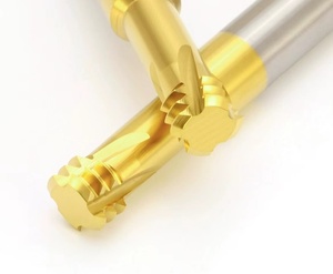 XCJ CNC Three Tooth Thread Milling <strong>Cutter</strong> Three Teeth Thread Carbide <strong>Cutters</strong> Factory Supplier Carbide Titanium Alloy 1 Years - Product Image 5
