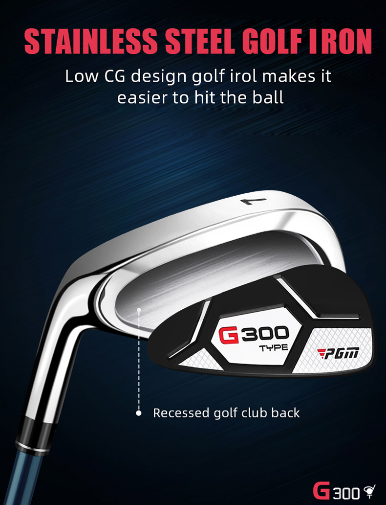 PGM TIG025 left handed golf irons wholesale custom cavity backs golf