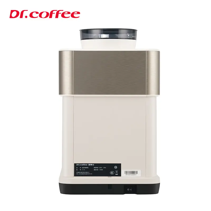 Dr.Coffee H1 Máquina de café espresso automática blanca para el hogar