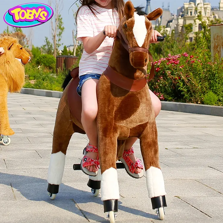 Good Quality Rocking Horse Riding Wheels Toy Horses That Walk Ride On Walking Toy Animals
