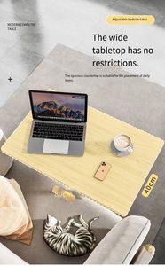 Comodino portatile, tavolo da studio semplice a noleggio, scrivania da Computer regolabile per uso domestico - Product Image 6